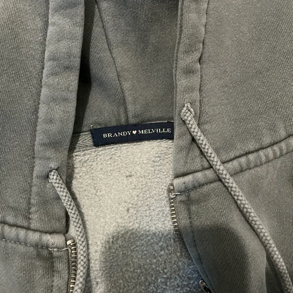 Brandy Melville Hoodie Zip-Up - Image 3