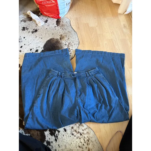DOEN x GAP High Waisted Wide Leg Denim Trousers‎ SIze 8/29 - Image 2