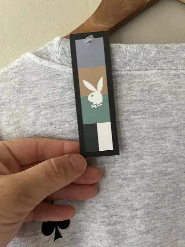 Playboy‎ Sz L Pullover Ace of Club Crewneck Sweatshirt Limited Edition Japanese - Image 5