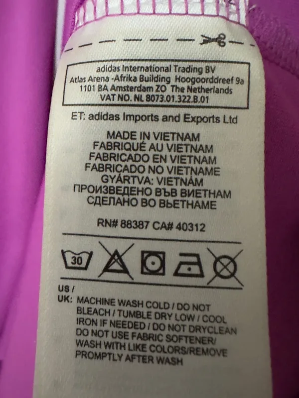 Adidas | EUC Women’s Purple Goft Performance Short Sleeve Polo Shirt (size M) - Image 11