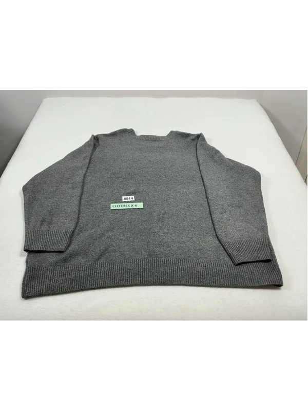 Womans NWT Terra & Sky Pullover Holiday Sweater 4X Gray Says Cheers - Image 2