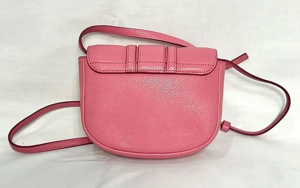 See By Chloe Hana Mini Leather Crossbody Pink Purse Handbag Bag NWT Pushy Pink - Image 8
