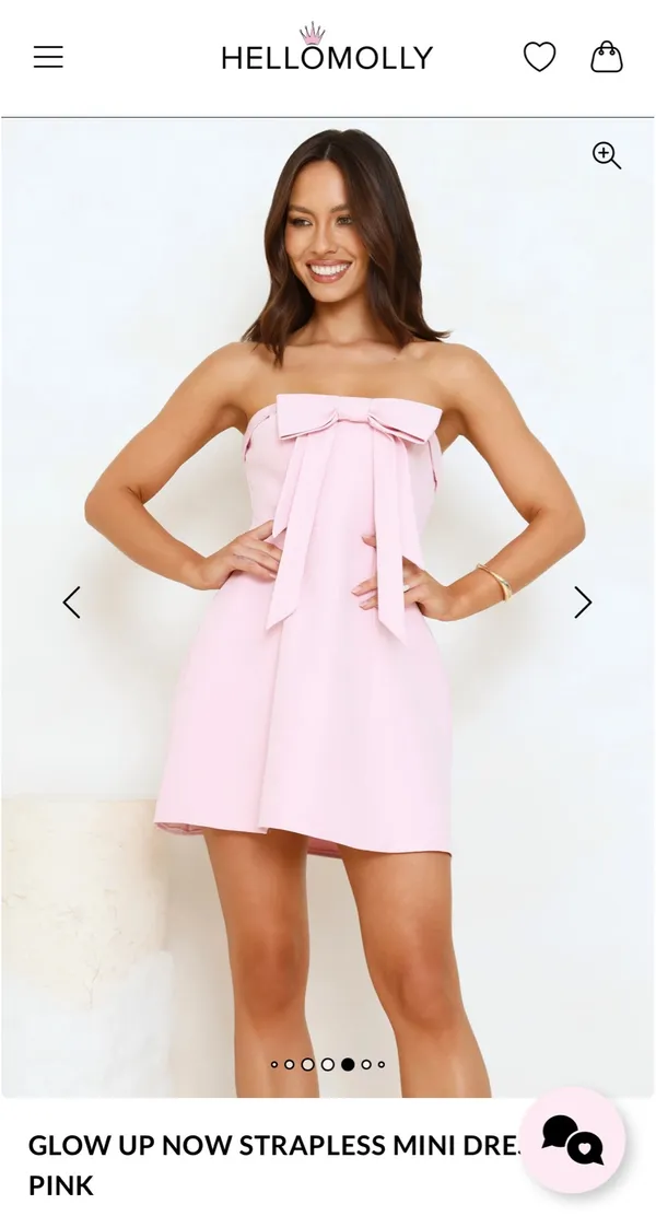 Hello Molly Mini Dress Pink - Image 2