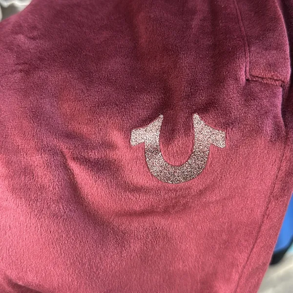 True Religion Velour Mid Rise Jogger - Image 4