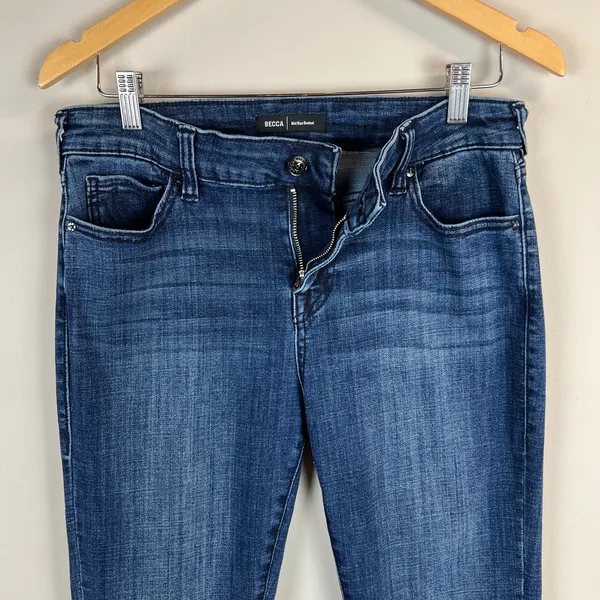 True Religion Jeans Womens 30 Becca Mid Rise Bootcut Dark Wash Stretch‎ Denim - Image 3