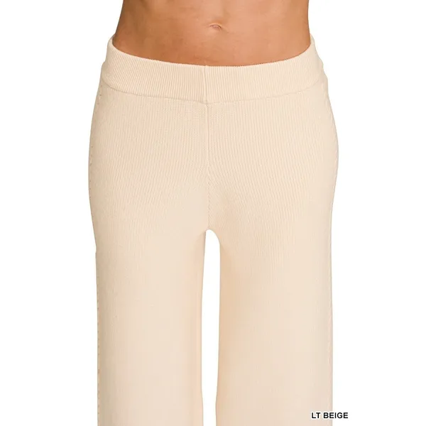 Zenana Viscose‎ Round Neck Top & Pants Set - Medium - Image 8
