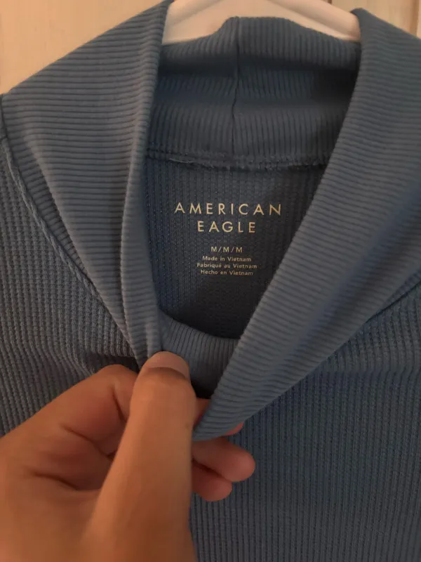American Eagle Blue Turtleneck - Image 2