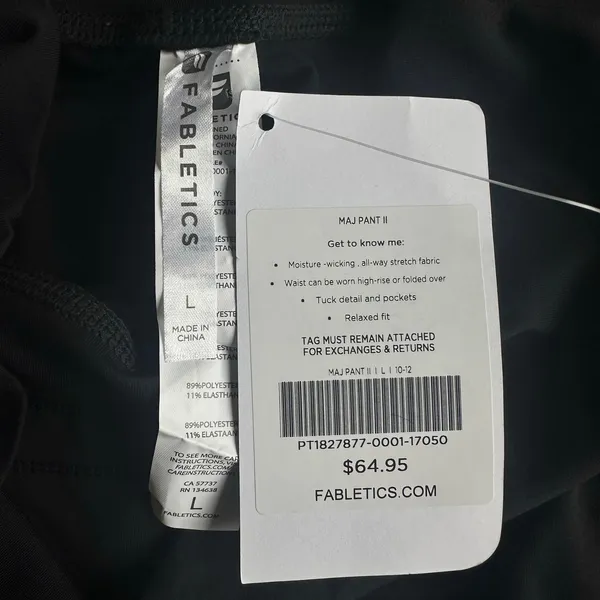 Fabletics Black Maj Pant II BNWT - Image 5