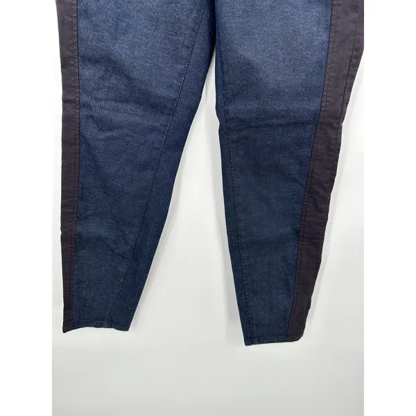 G-Star Raw Lynn Mid Skinny Jeans Womens 28x32 Blue Dark Wash Side Zip Tuxedo - Image 3