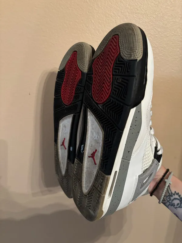 Air Jordan 4 Retro OG BG 'White Cement' 2016 - Image 5