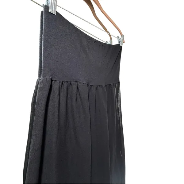 Raviya Black Ombre Maxi Swim Coverup Dress Strapless L 12 14 - Image 6