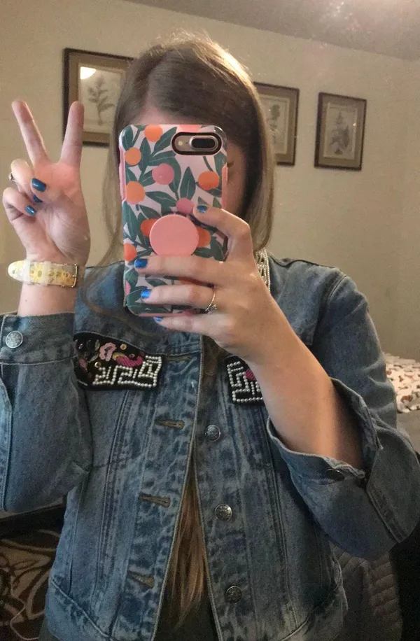 Vintage Jean Jacket Blue - Image 2