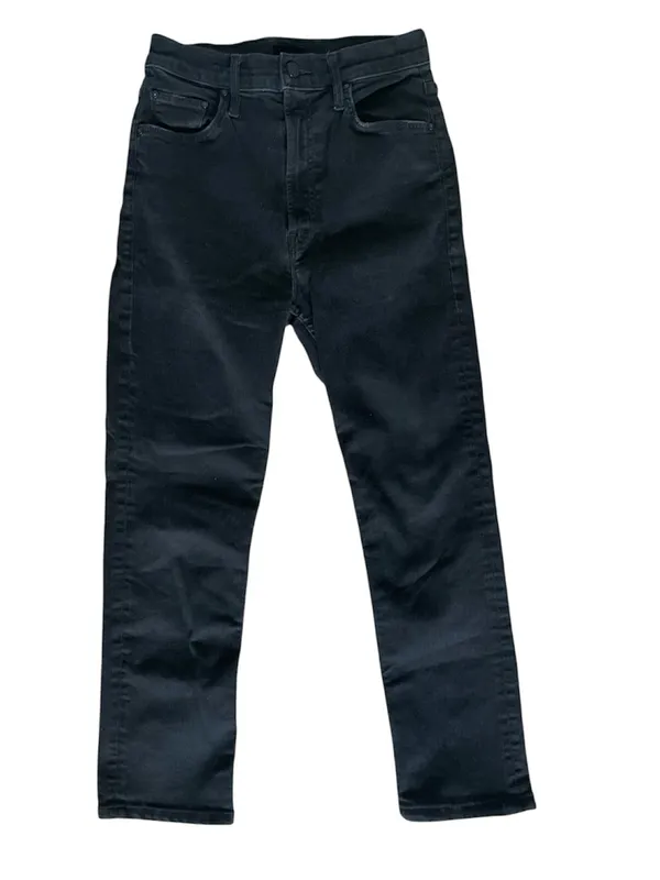 Mother Denim Black High Waisted Rider Ankle In Not Guilty Size 26 - Image 4