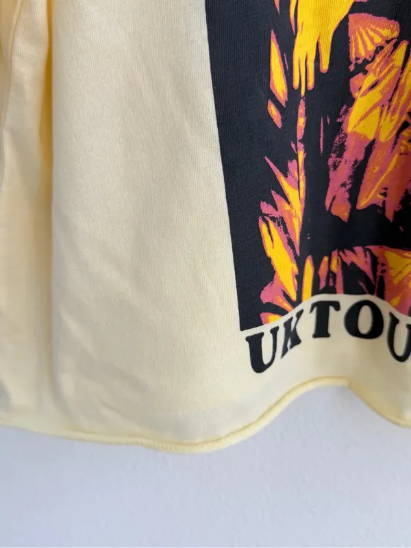 Blondie UK Tour 78 Graphic Off the Shoulder Cropped Tee - Image 6