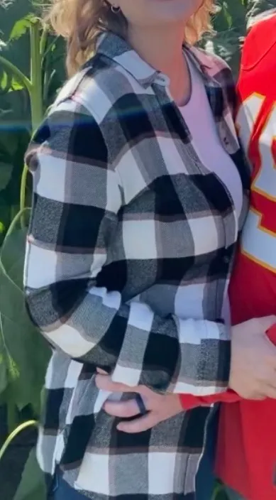 Altar'd State Flannel Plaid Button Shirt - Image 3