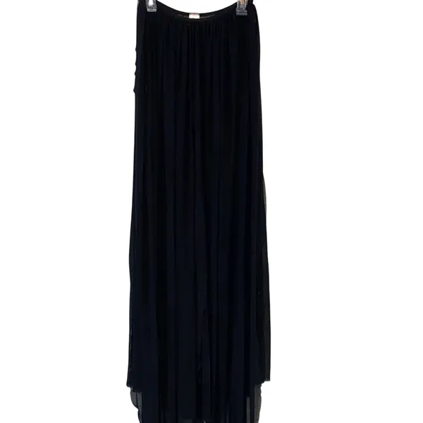 Balera‎ Black Sheer Skirt with Long Tails - Image 2