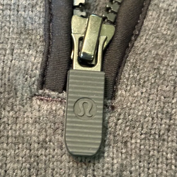 Lululemon 1/4 Zip Charcoal hoodie with Pockets - Image 9