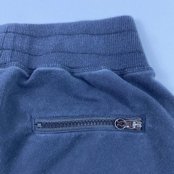 Lululemon Jogger Pants Womens 2 Black Ribbed Cuffs Back Zip Pocket Logo Lounge‎ - Image 8
