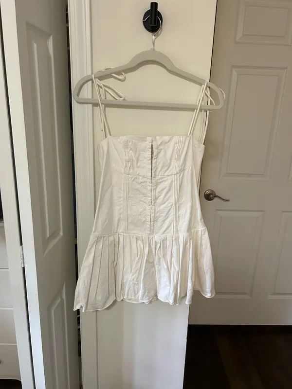Edikted Mini Dress White - Image 3
