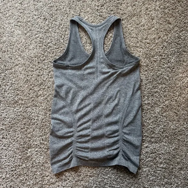 Athleta Track Tank Top Racerback Gray Women Small - Image 2