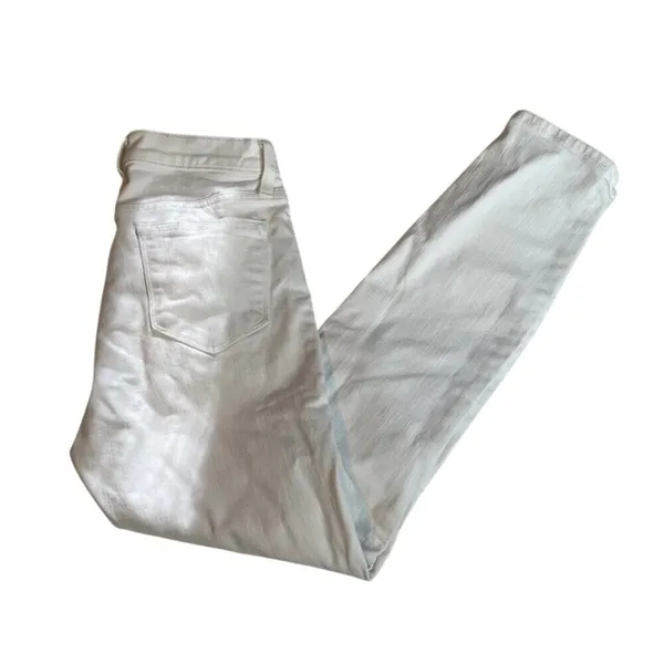 J.Crew Lookout High Rise Crop Jeans Womens 27 White Slim Denim AA - Image 3