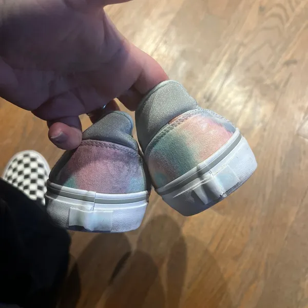 Vans woman’s‎ 9.5 tie-dye shoes - Image 4