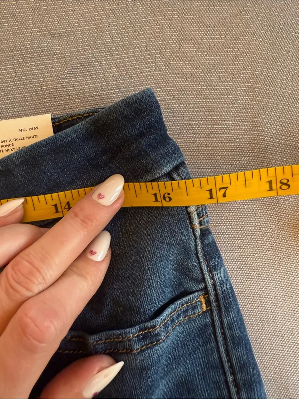 American Eagle Next Level Stretch Curvy Hi-Rise Jegging Sz 12 31W - Image 4