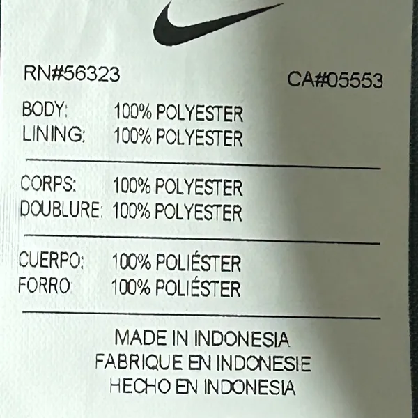 Nike Brasilia Training Gymsack, Drawstring Backpack with Zipper Pocket. - Image 9