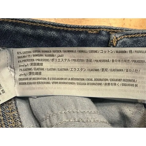 Hollister Ultra High-Rise Mom Crop Jeans Distressed Size 0/24 VTG Stretch (2434) - Image 9