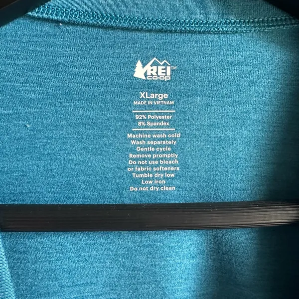🩵REI Blue Classic All-Season Long-Sleeve Base Layer Top - Image 4