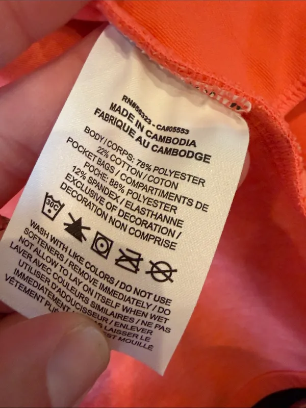 Nike Women's Maternity Reversible Pullover Pink Size Medium - C67-115 - Image 10