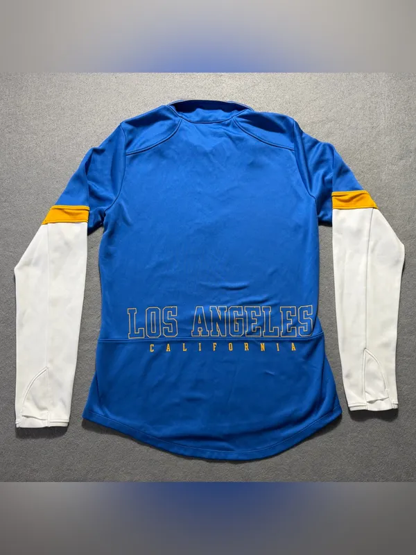 Under Armour UCLA Bruins 1/4 Zip Pullover Small Blue White Loose Fit Sweatshirt - Image 2