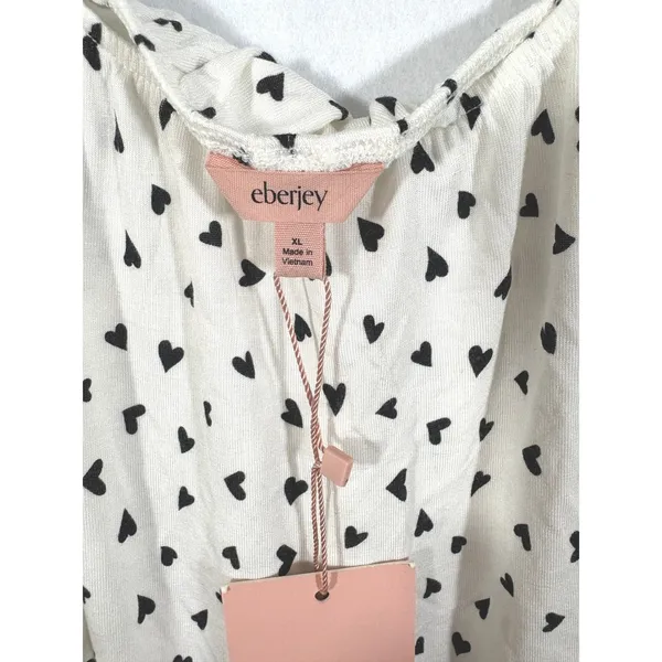 Eberjey Gisele Heart to Heart Printed Camisole Shorts Pajama Set XL CU1141NS - Image 5