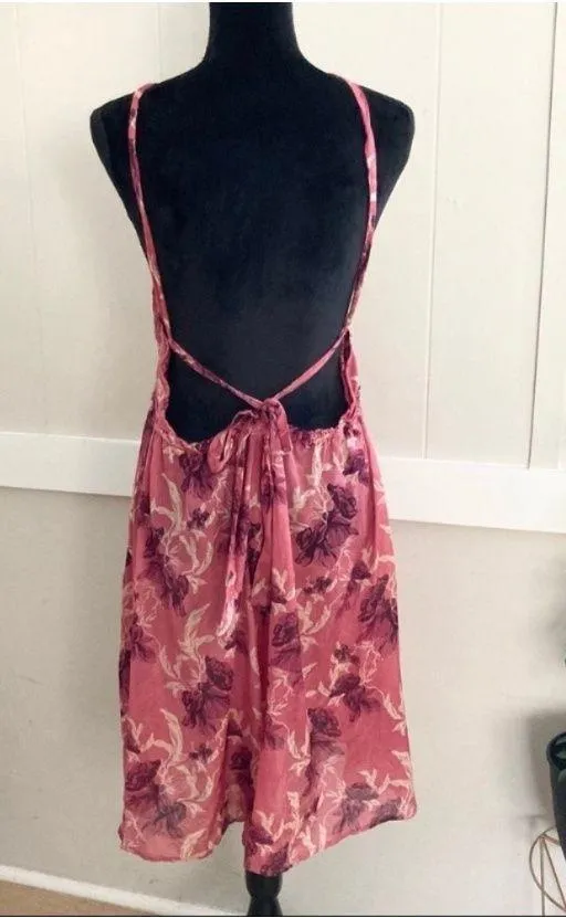 Free People Pink Cream Intimately Floral Romper/ Jumpsuit One Size - Image 5