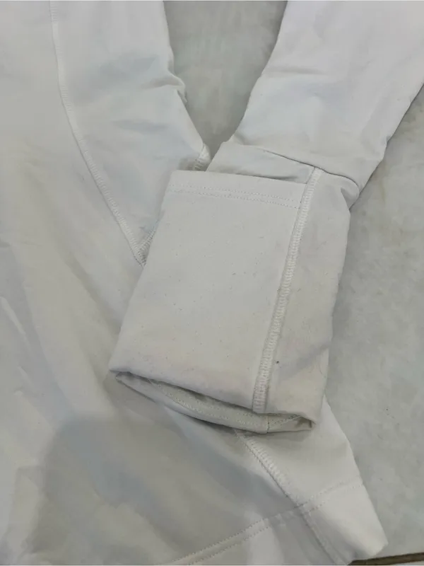 Athleta White Quarter Zip Workout Top Size Small - Image 2