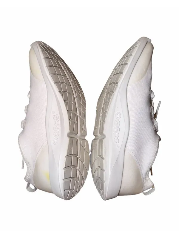Oofos Sz 11 EU 42 OOmg Sport LS Low Womens Sneakers Shoes White Recovery Comfort - Image 7
