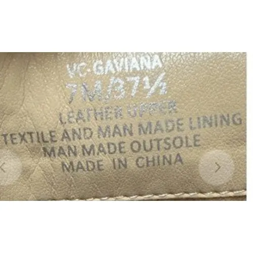 Vince Camuto Gaviana Combat Boots 7 Leather Shortbread Desert Python Lug Sole - Image 14