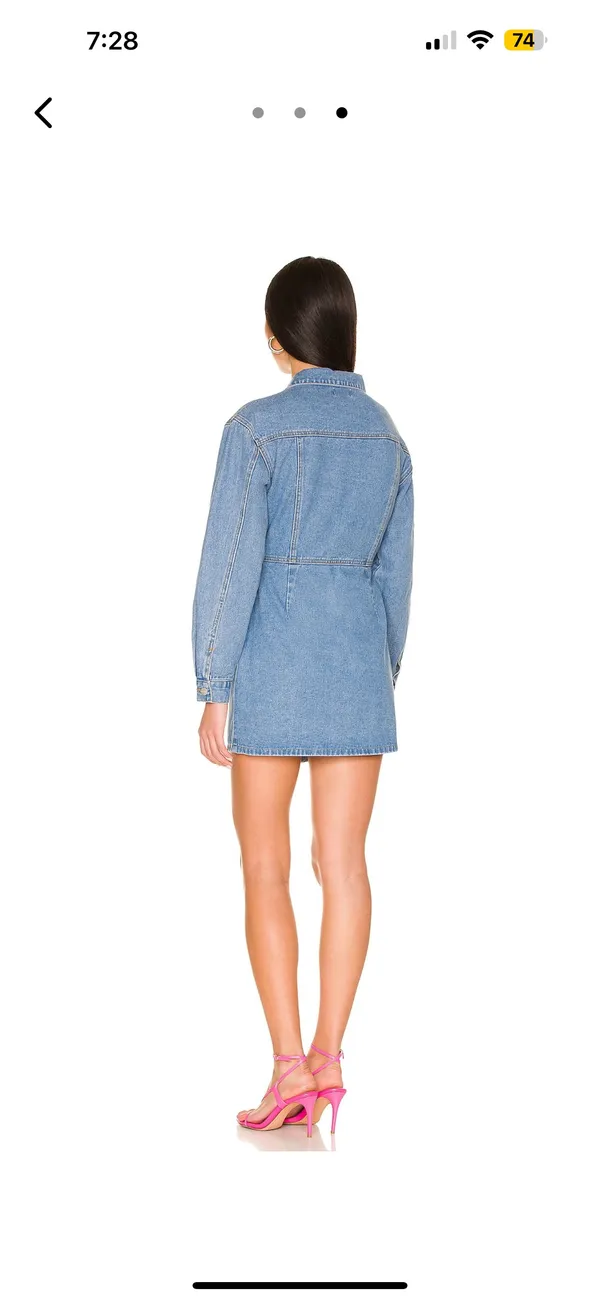 superdown Denim Dress - Image 3