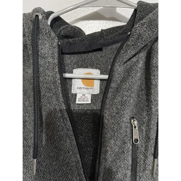 CARHARTT Fleece Hoodie Jacket Women Size M Hooded Full Zip‎ 8/10 - Image 5