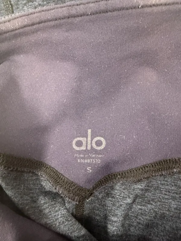 Alo Yoga leggings Blue/Black Size Small - Image 4