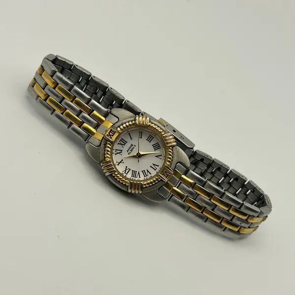 Anne Klein II Two-tone Roman Numerals Women’s Watch Working New Battery - Image 4