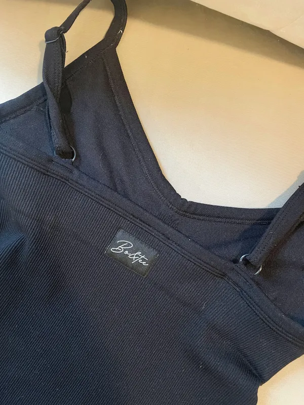 Bo+Tee Unitard in Black - Image 3