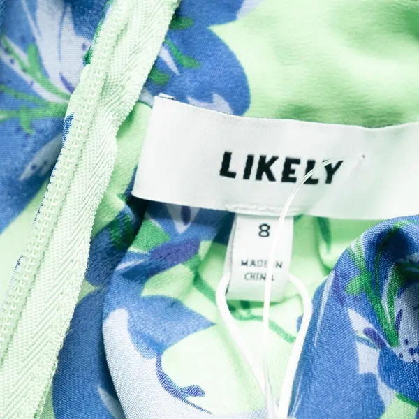 Likely Karrica Maxi‎ Dress Blue Floral Cut Out Print - Image 4
