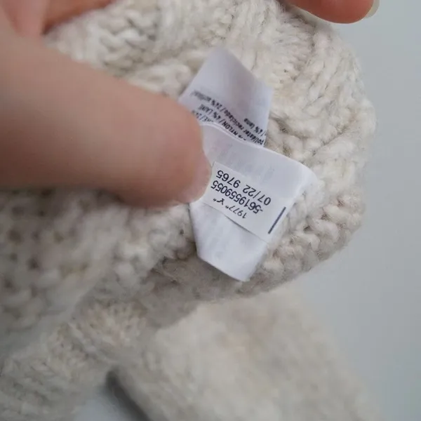 American Eagle Striped Cardigan Button Front Multicolor Pink Cream Fuzzy Size XS - Image 9