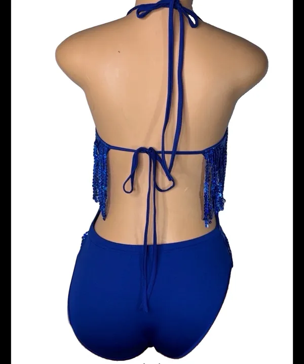 Sequin bodysuit Blue - Image 4