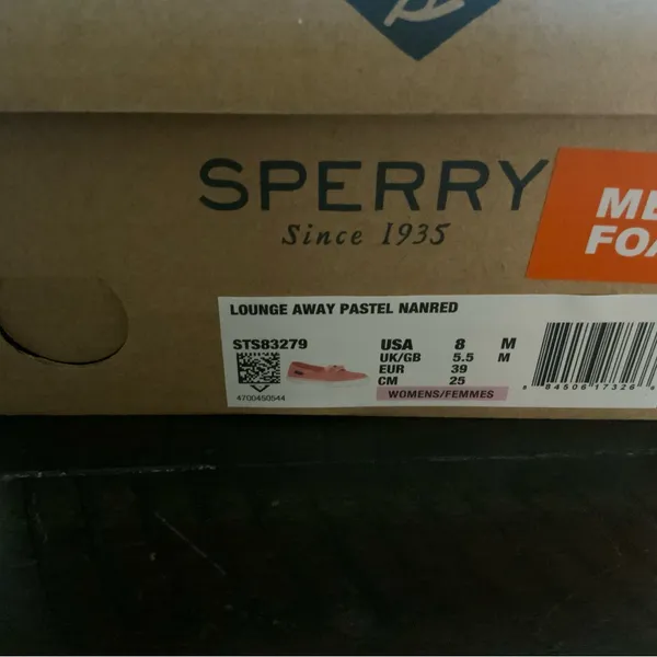 Sperry Woman’s Coral Slip On Canvas Boat Shoes Size 8 - Image 6