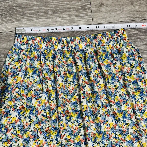 Cynthia Rowley Vintage‎ Floral Cottagecore Bohemian Layered High Waist Skirt M - Image 9