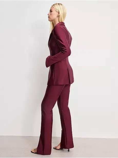 Good American Dolly Joleans Compression Shine High Rise Pants Size XL - Image 3