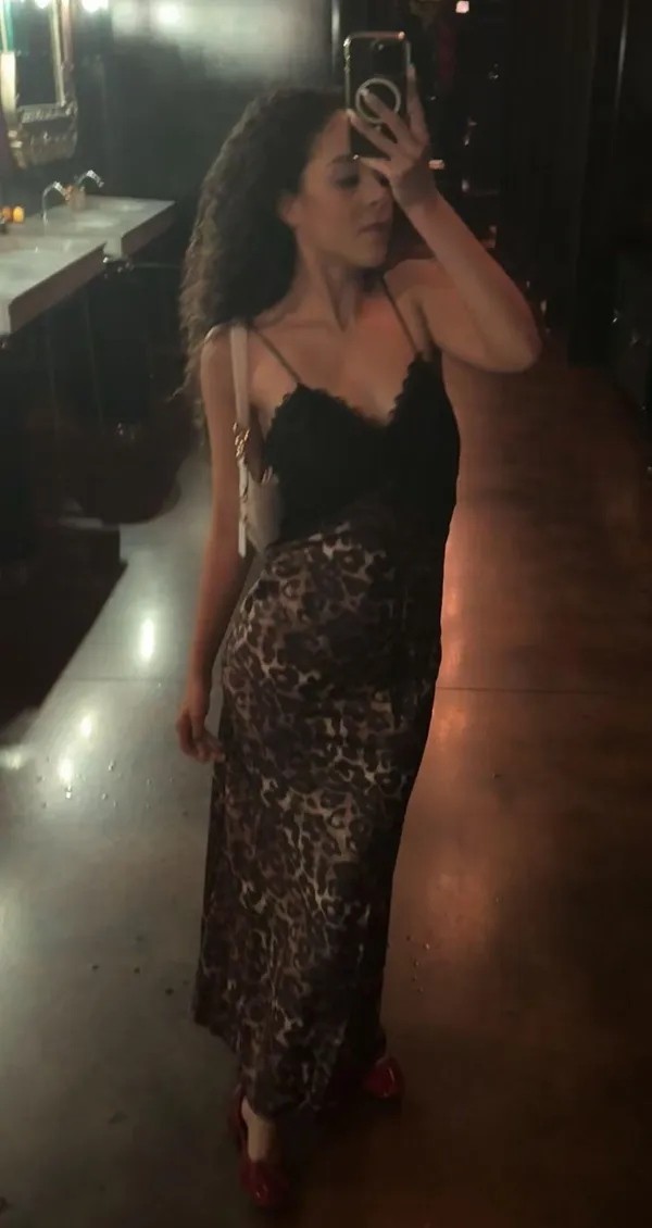 Forever 21 Cheetah Leopard Print Maxi Slip Dress - Image 2