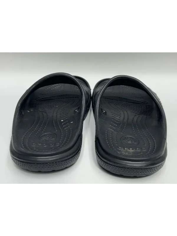 Crocs Baya II Slide Sandals Womens Size 6 Black Athletic Slip On Shoes - Image 4